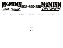 Tablet Screenshot of mcminnwaste.com